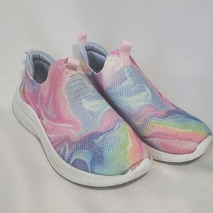 Skechers Stretch Fit Memory Foam shoes girls size 3 multicolored